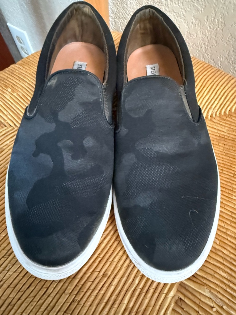 Steve Madden Camo Slip-On Canvas Loafers
